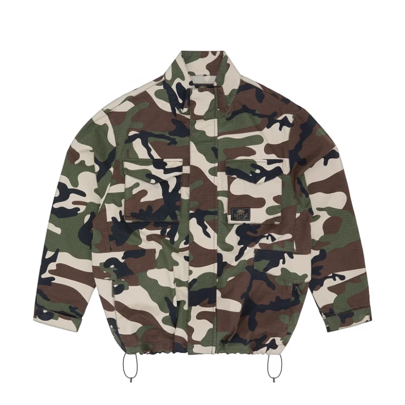 Corteiz Guerillaz Military-Inspired Field Jacket