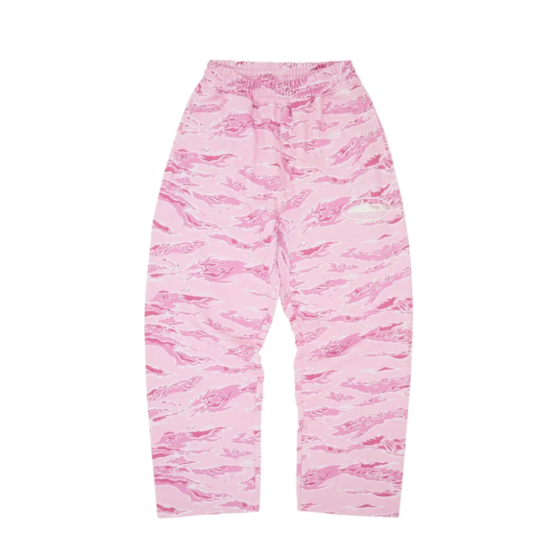 Corteiz Island Open Hem Puff Print Sweatpants