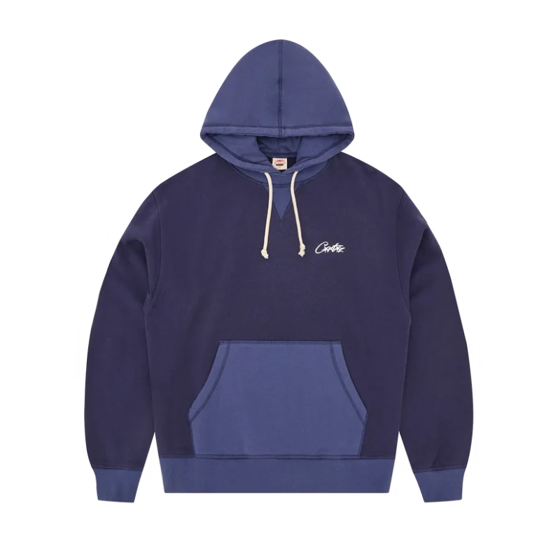 Corteiz HMP Modern Fit Contrast Hoodie – Navy