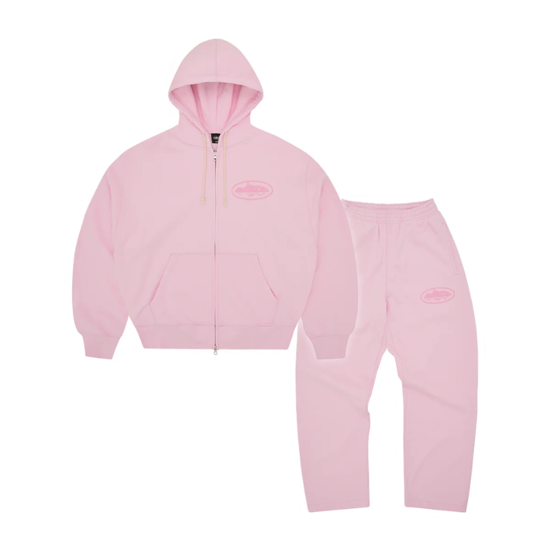 Island Knockout Full Tracksuit – Pink
