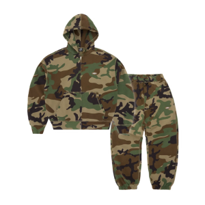 Mini Island Hooded Tracksuit – Woodland Camo