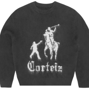 Corteiz Jackin Knit Sweater in Black
