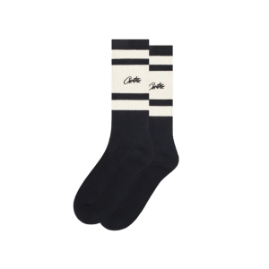 Retro Crew Socks – Cream
